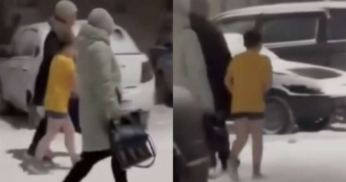 Ақтөбе облысында аязда баланы далаға жалаңаш алып шыққан әйелдің әрекеті жұртты дүрліктірді (ВИДЕО)