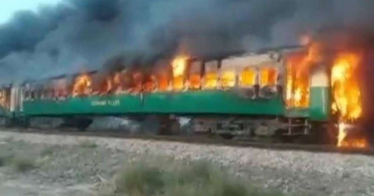 巴基斯坦列车大火死亡人数增至73人