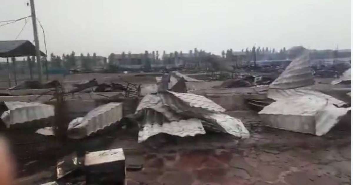 Алакөлдегі өрт: 7 адам зардап шекті