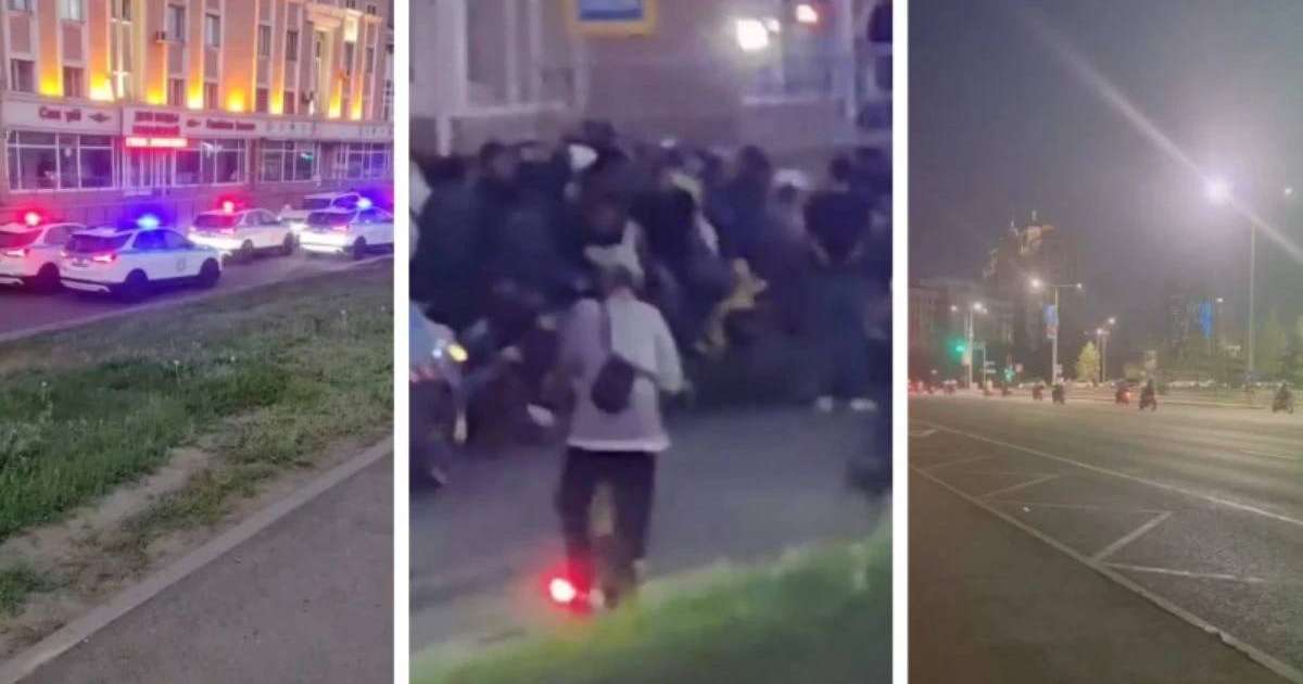 Астанада Яндекс курьерлері ереуілге шықты (Видео)