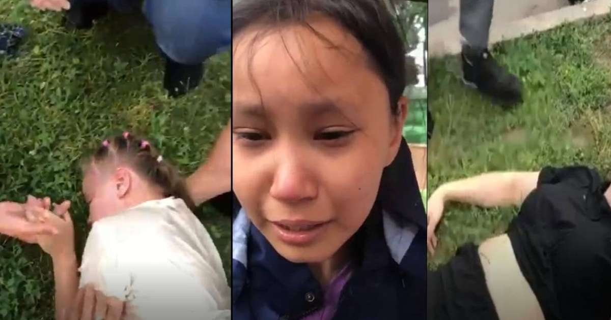 Алматыда фонтан суына түскен балаларды тоқ соқты (видео)