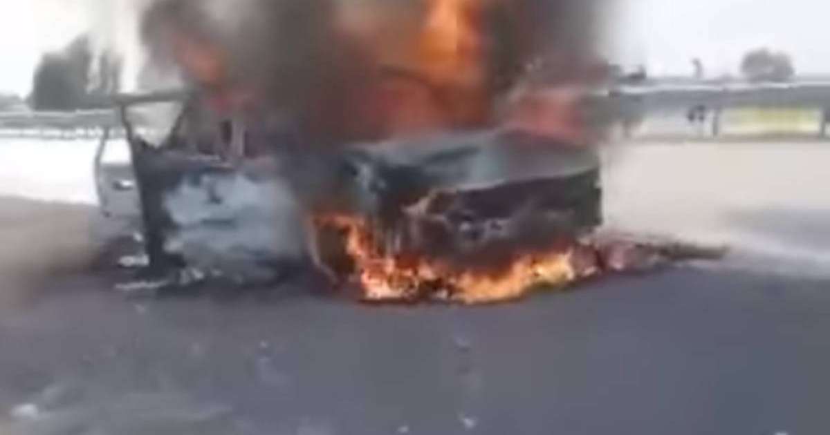 Алматы-Қорғас жолында жантүршігерлік оқиға: көлікте отырған екі адам тірідей жанып кетті