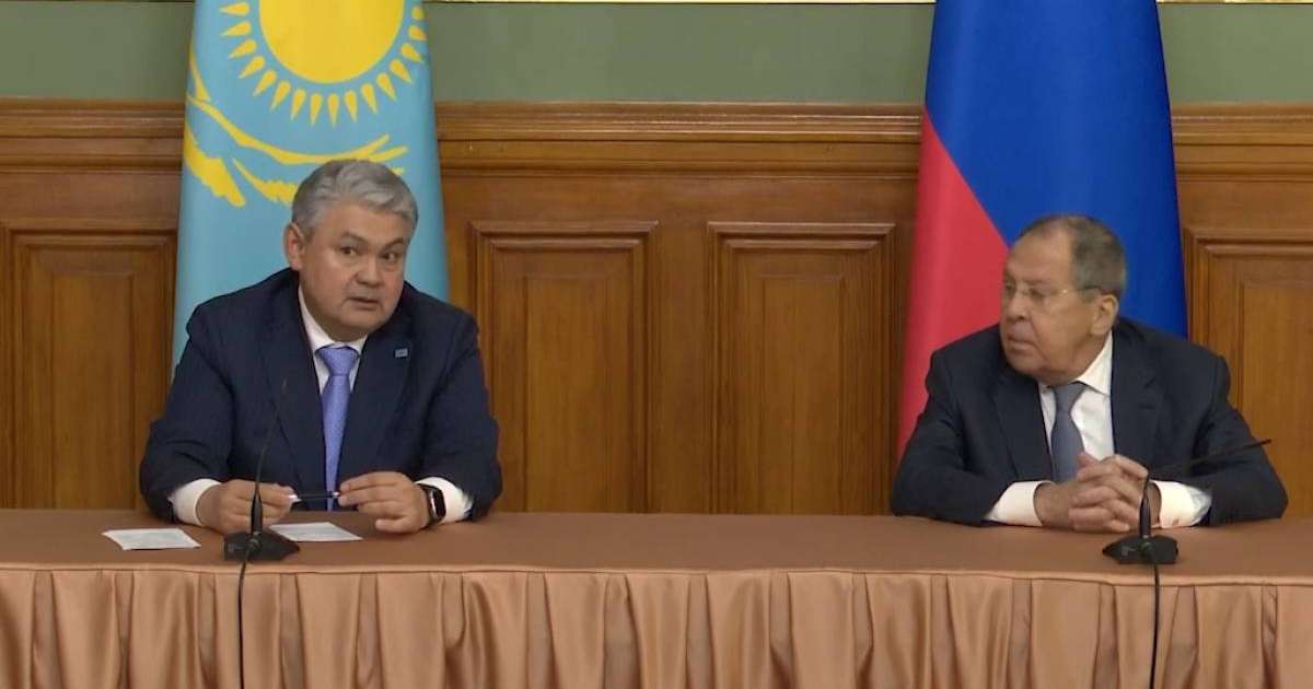 "Бидэлбаевич": Лавров Көшербаевтың тегін қате айтты  