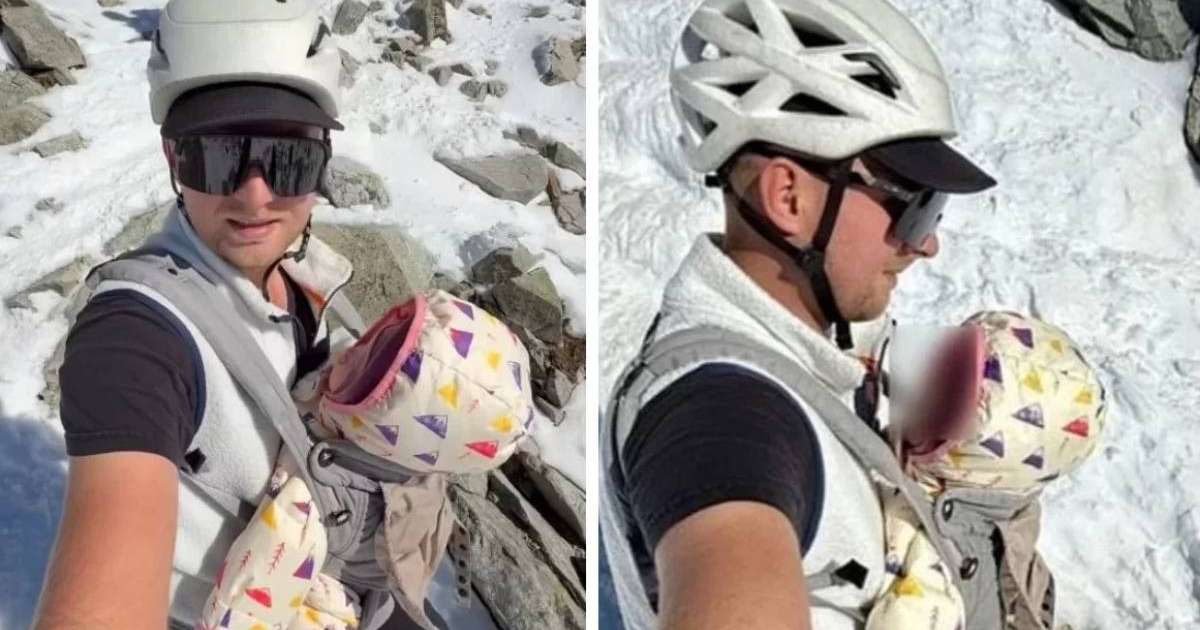 "Өмірін қатерге тікті": 9 айлық сәбиімен тауға шыққан альпинистер сынға қалды