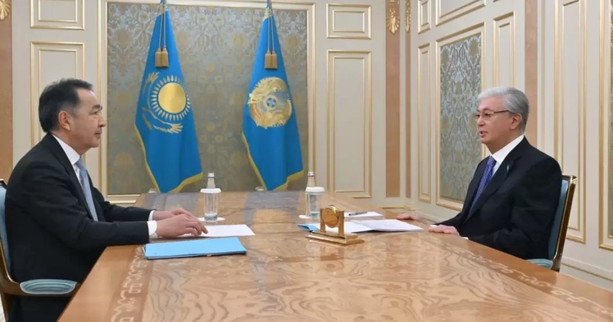 Тоқаев Ақордада Сағынтаевты қабылдады