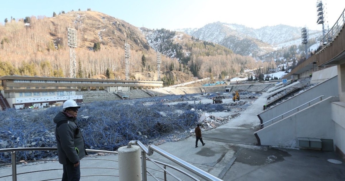 Алматыда аңызға айналған мұз айдыны жаңғыртылып жатыр