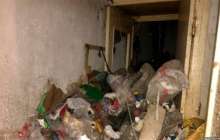 Бір бөлмелі тазаланбаған пәтерден 10 көлік қоқыс шығарды