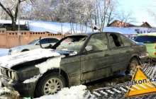 Алматыда BMW автокөлігі отқа оранды