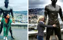 "Бәрі үйкейді". Роналду скульптурасының "бір жері" тым жылтыр екен (фото)
