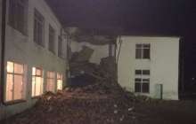 Солтүстік Қазақстандағы ауыл мектебінің бір бөлігі опырылып түсті