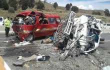 Шағын автобустардың соқтығысуынан 17 адам қаза тапты