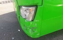 Автобус жүргізушінің денесі құрысып, рөлді жібере салды – қорқынышты видео