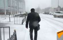 Астанада қар жауды - видео