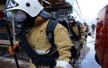 Алматыда 3 қабатты ғимарат өртеніп жатыр