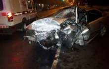 Алматыда бірнеше көлік соқтығысып, 1 адам қайтыс болды