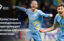 Қазақстандық командалардың еуротурнирдегі алғашқы қарсыластары анықталды