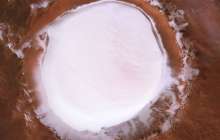 Марстағы су: Mars Express мұз басқан кратер суреттерін жіберді - Білім, ғылым, мәдениет - Bilim