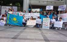 Сеулдегі қазақстандықтар наразылық кезінде ұсталғандарды қолдап, акция өткізді