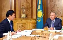 Нұрсұлтан Назарбаев елорда әкімі Алтай Көлгіновті қабылдады