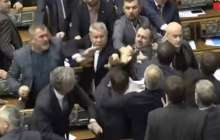 Жиын кезінде бір топ депутат төбелесіп қалды