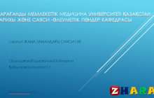 Презентация (слайд): ЖАҢА ЗАМАНДАҒЫ САЯСИ ОЙ