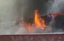 Астанада дүкенде өрт шығып, бір әйел құтқарылды