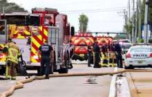 Балалар орталығына ұшақ құлап, екі адам қаза тапты