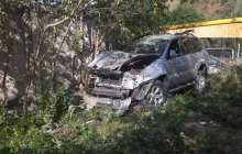 Алматы түбінде әкесінің көлігін айдап әкеткен бозбала сүйіктісімен апатқа ұшырады