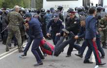 Министрлік наразылық кезінде үш полиция зардап шеккенін хабарлады