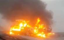 Қостанайда көліктер өртеніп, бір адам көз жұмды