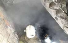 Семейде подьезде қалған қоқыстан өрт шықты