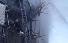 Алматы облысында тұрғын үйдің үш қабатында орналасқан балкондар өртенді