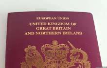 Ұлыбританияда "Еуропа одағы" деп жазылмаған төлқұжаттар бере бастады
