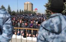 Ингушетияда "жер митингісіне" қатысқан 8 белсенді тергеу изоляторына қамалды