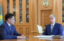 Қасым-Жомарт Тоқаев Шымкенттің жаңа әкімі Ерлан Айтахановты қабылдады