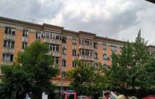 Алматы орталығындағы көп қабатты үй өртке оранды