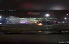 Алматыда жүріп келе жатқан автобус өртеніп кетті