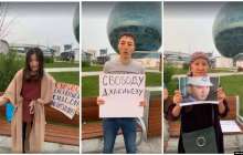 Нұр-Сұлтанда бір топ тұрғын биліктен Жәкішевті қамаудан босатуды талап етті