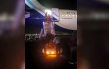 Түтіндей бастаған ұшақтан жолаушылар секіруге мәжбүр болды