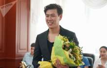 Димаш "Славян базарын" жеңіп алған Әділхан Макин жайлы жазба қалдырды