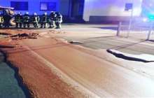 Бір тонна еріген шоколад көшеге ағып кетті