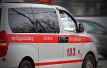 Алматыда жедел жәрдем жүргізушісіне газ баллон шашып жіберген