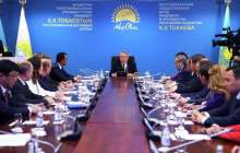 Назарбаев "Nur Otan" партиясынан ұсынылған кандидаттың штабына барды