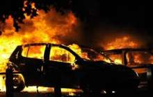 Оралда белгісіз біреу автокөлікті өртеп кетті