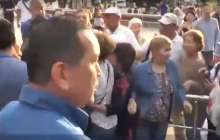 полицейлер мен наразы топ қалай әрекет етті – видео