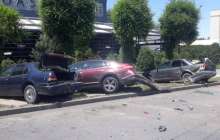 Алматы тұрғыны рөлде қалғып кетіп, бес көліктің быт-шытын шығарды - фото