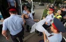 Алматы мен Нұр-Сұлтанда полиция ондаған азаматты ұстады