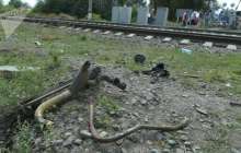 Шамалған станциясындағы апат: жантүршігерлік апаттан кейінгі кадрлар