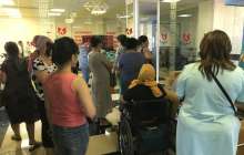 Шымкентте бір топ әйел жәрдемақы мен үй мәселесін шешуді талап етті