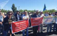 Елордалықтар рұқсат етілген митингіге шықты